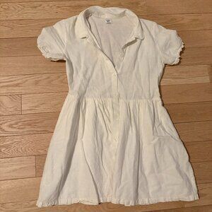 Aritzia Sunday Best White Baby Doll Dress Size Small